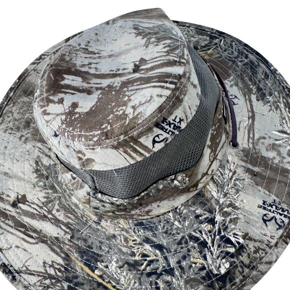 Realtree Signatures Unisex Helios Sun Hat L/XL Brown Adjustable Leather Cord - Picture 9 of 11